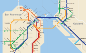 Bay Area 2050 BART Metro Map